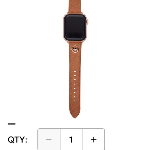 NWT…Michael Kors Apple Watch leather bands. - Picture 3 of 8